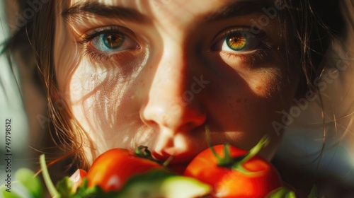 Close up of a person holding a plate of food, ideal for food blogs or restaurant menus