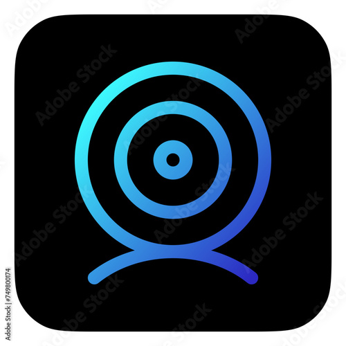 Editable vector webcam desktop camera icon. Part of a big icon set family. Perfect for web and app interfaces, presentations, infographics, etc