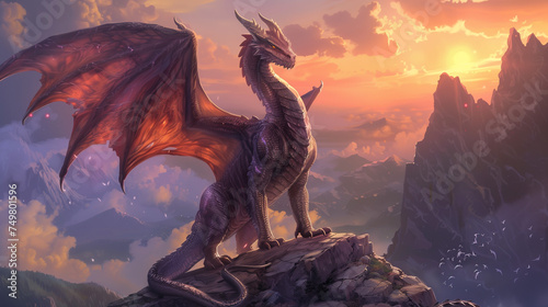 Dragon Fantasy Art Monster Creature Illustration