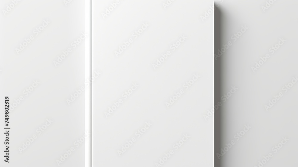 Vector Mockup of Booklet Isolated. Closed Vertical Magazine or Brochure Template on White Background. 3D Illustration for Your Design. Vector Mockup of Booklet Isolated. Closed Vertical Magazine or Brochure Template on White Background. 3D Illustration for Your Design.