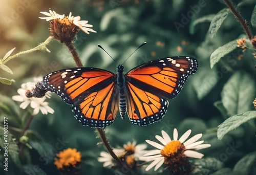 butterfly on flower © seema