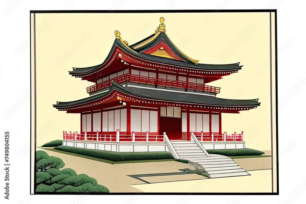 Fototapeta premium Tempio buddista