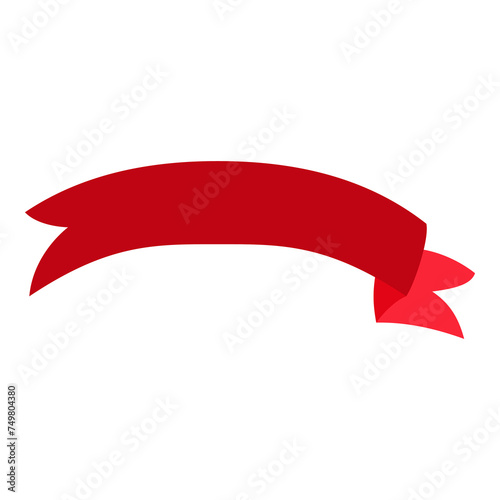 red ribbon banner