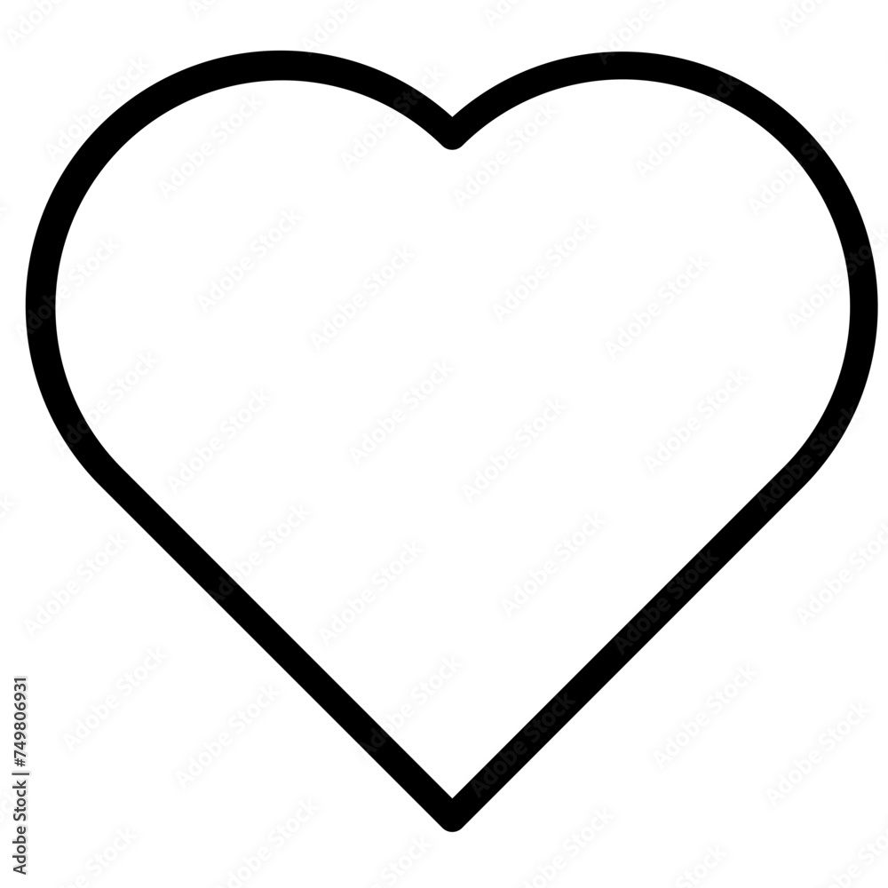 Heart vector icons. Set of love symbols isolated Heart vector icons. Set of love symbols isolated