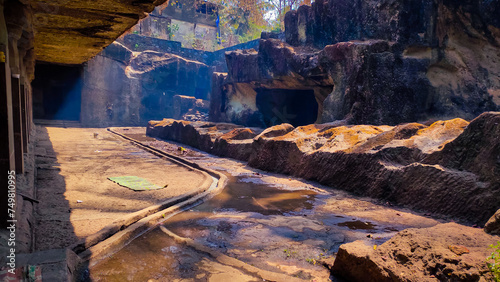 jogeshwari caves in mumbai in india 