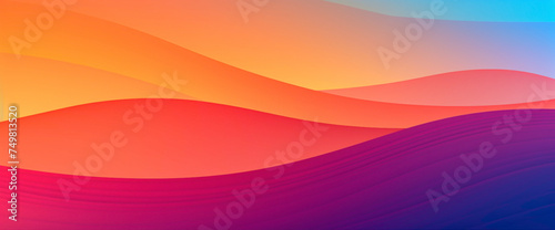 Dynamic sunrise gradient alive with vibrant hues, igniting creativity and inspiration for graphic design compositions.