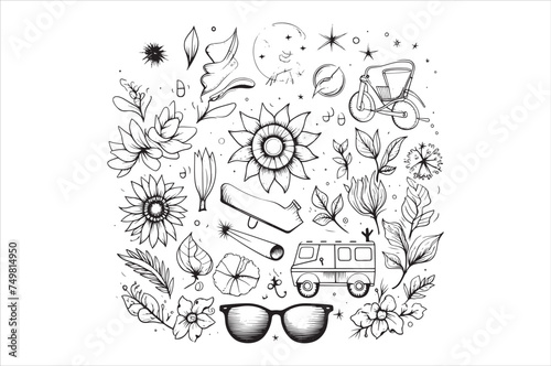 Summer Silhouette Vector
