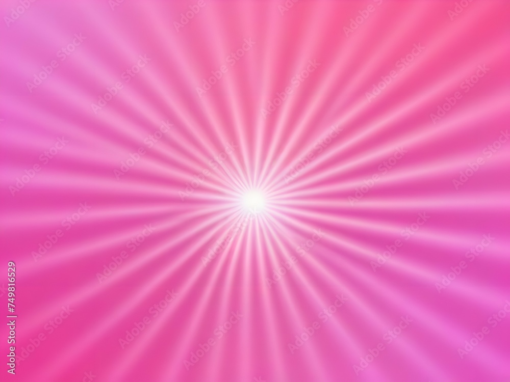 Pink color background with rays Pink color background with rays