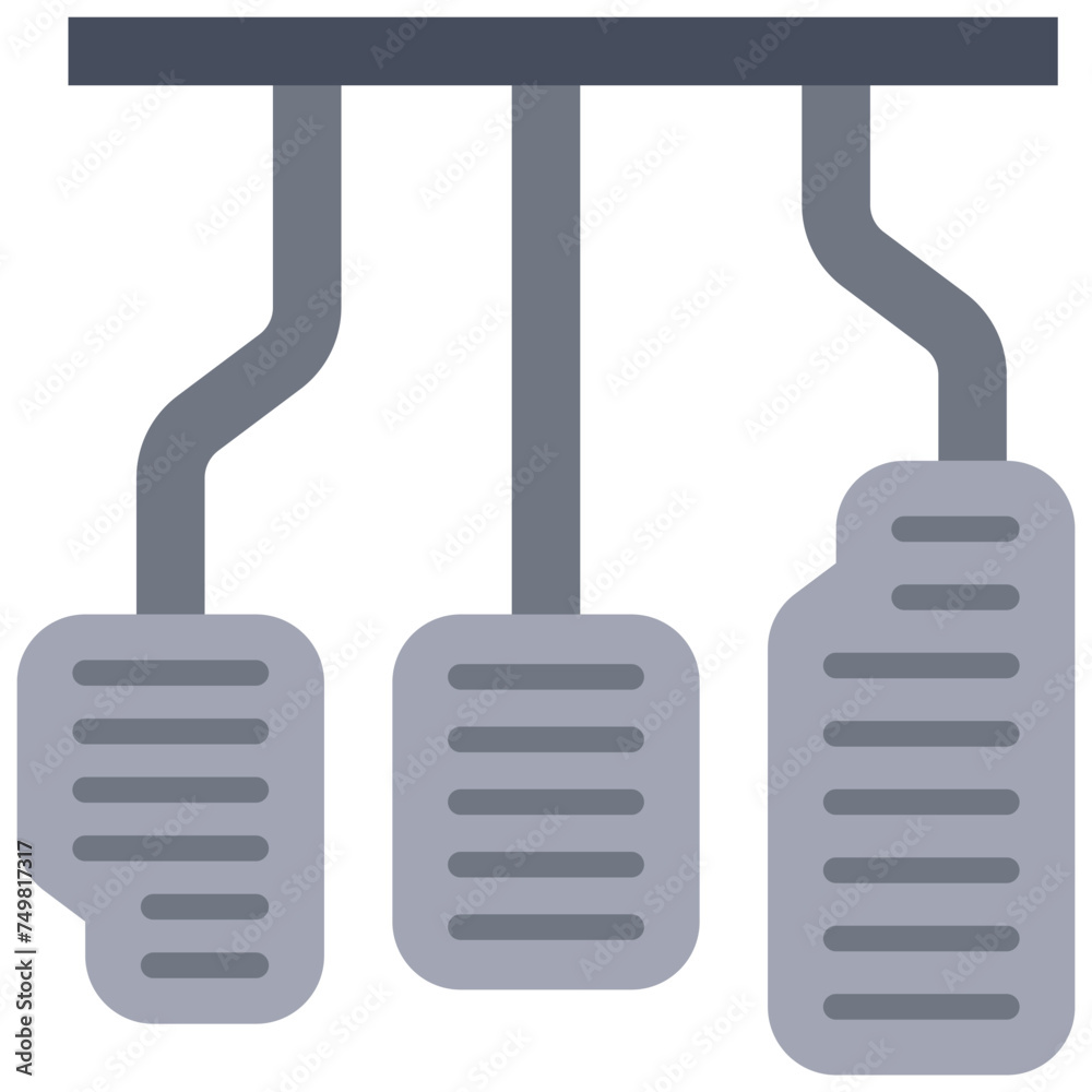 Pedals icon icon, car accident and safety related vector illustration Pedals icon icon, car accident and safety related vector illustration