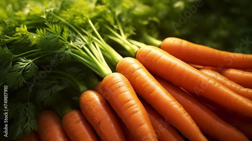 organic carrots photo