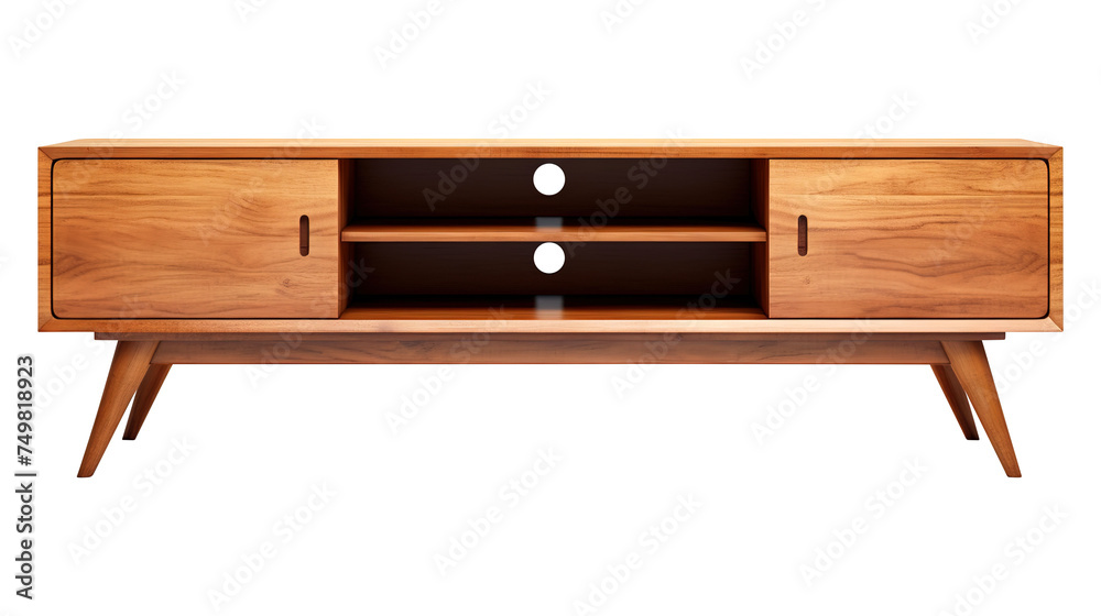 Modern wood tv stand isolated on transparent background Remove png, Clipping Path, pen tool Modern wood tv stand isolated on transparent background Remove png, Clipping Path, pen tool