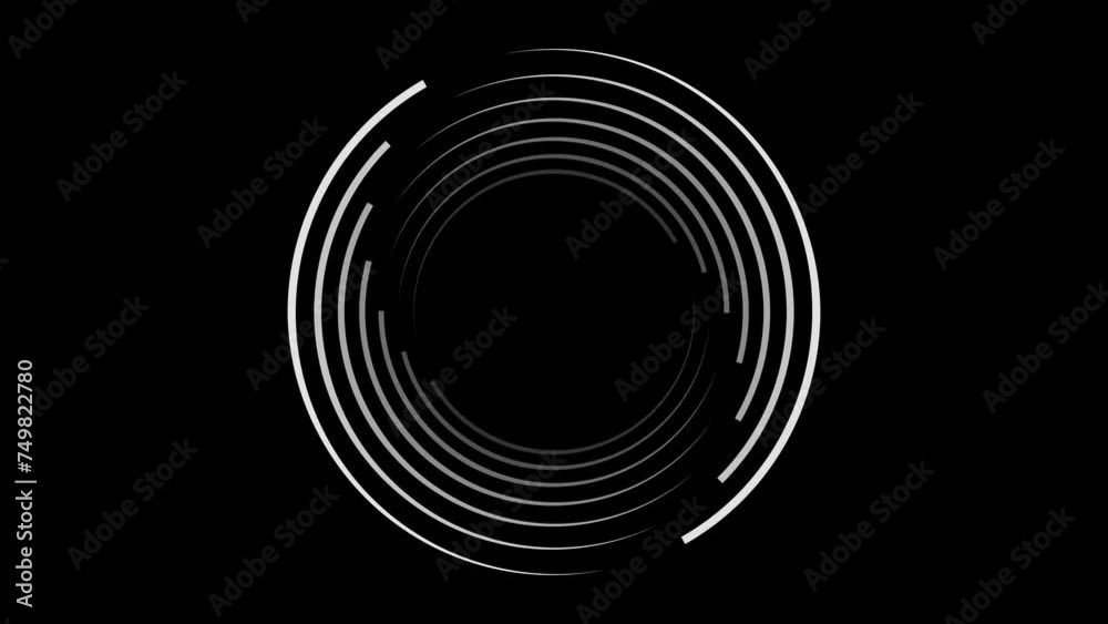Radial speed Lines Circle animation for logo intro outro halftone dotted speed lines white black screen Radial speed Lines Circle animation for logo intro outro halftone dotted speed lines white black screen