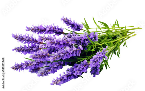 Cluster of Purple Flowers. A cluster of vibrant purple flowers stands out against a clean white background. The flowers are tightly packed together  showcasing their delicate petals and rich color.