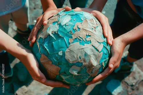 Cradling Our World: A Symbol of Collective Responsibility