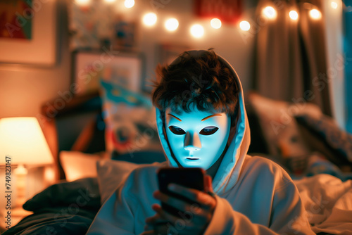 Anonymity in the Age of Connectivity: Youth Behind Masks