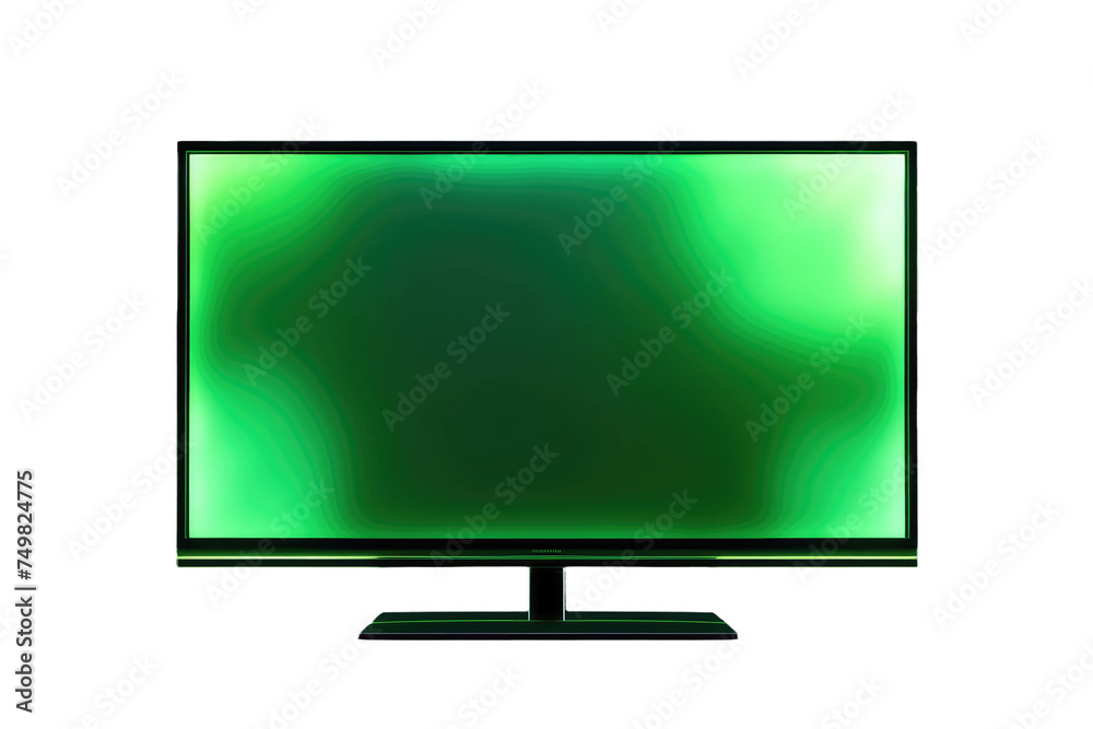 Flat Screen TV on Stand. A flat screen TV is placed on top of a stand in a room with neutral deco. The TV is turned off, resting securely on the sturdy stand. on White or PNG Transparent Background. Flat Screen TV on Stand. A flat screen TV is placed on top of a stand in a room with neutral deco. The TV is turned off, resting securely on the sturdy stand. on White or PNG Transparent Background.