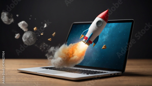 Watch as your creative idea takes flight, launching a rocket from your laptop screen and into the realm of successful business ventures.

