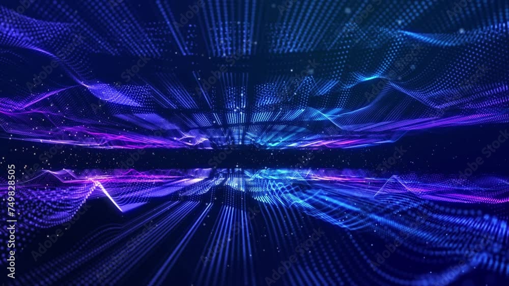 Luminous Wave Motion Design for Festive Events and Presentations ...