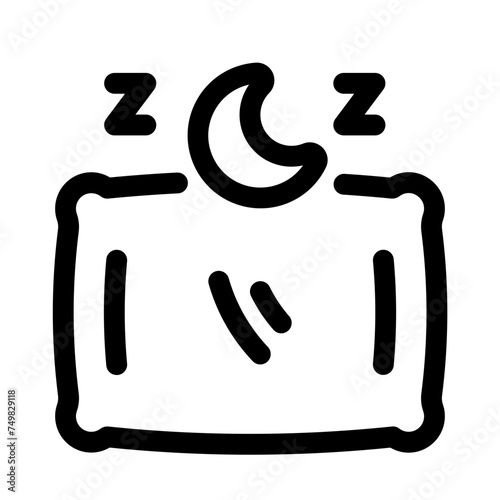 Sleep Line Icon