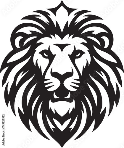 lion head logo design