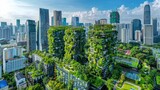 Green Rooftops: Urban Skyline