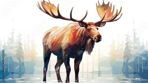 Low Poly Moose