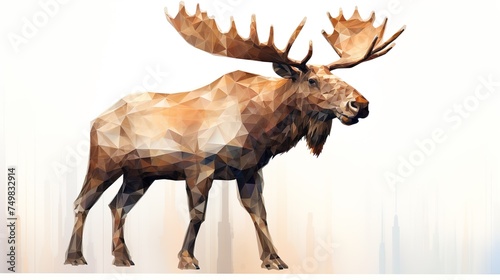 Low Poly Moose © Michel 