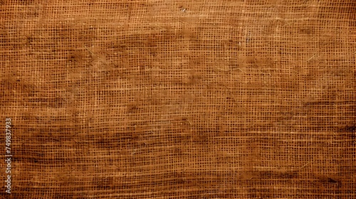 Brown colored hemp cloth texture
