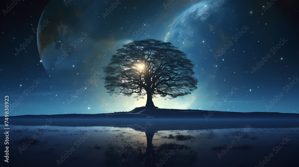 Growing internet startups, green trees growing from data and information networks Growing internet startups, green trees growing from data and information networks