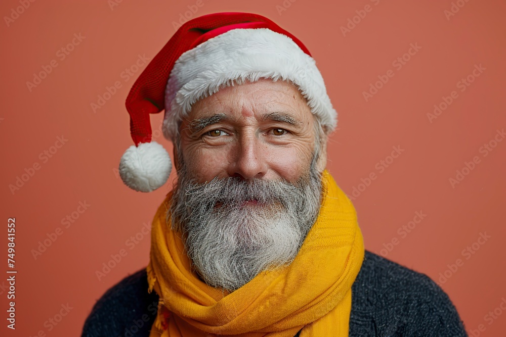stylish mature man with gray beard stylish mature man with gray beard