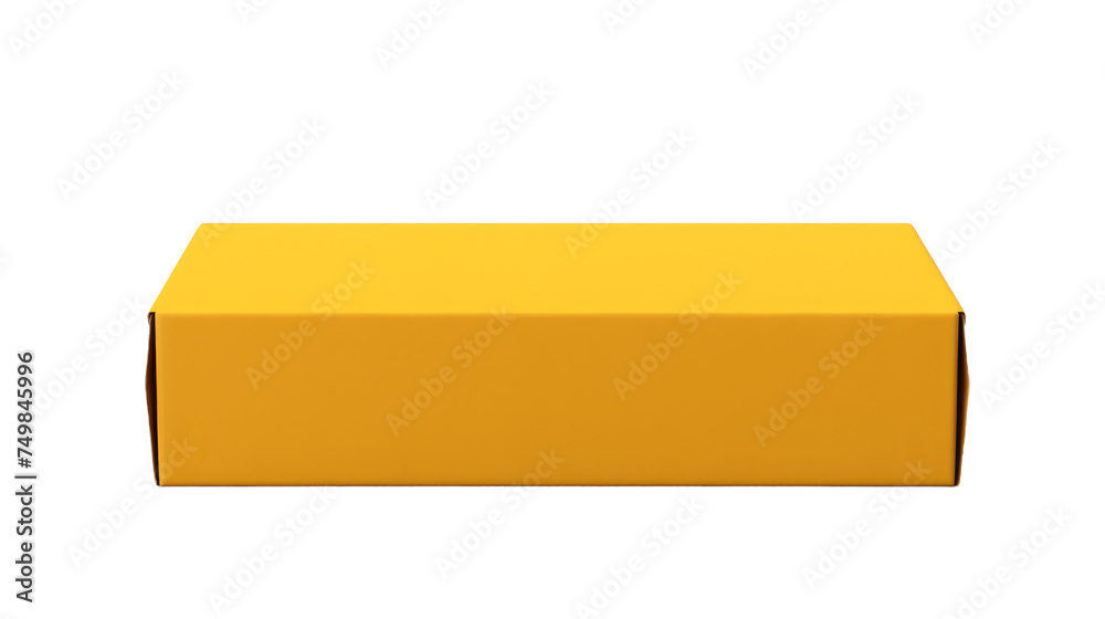 Yellow Box. A bright yellow box is positioned in the center of a crisp white background. The box appears to be sturdy and rectangular in shape, with no visible markings or designs. Yellow Box. A bright yellow box is positioned in the center of a crisp white background. The box appears to be sturdy and rectangular in shape, with no visible markings or designs.