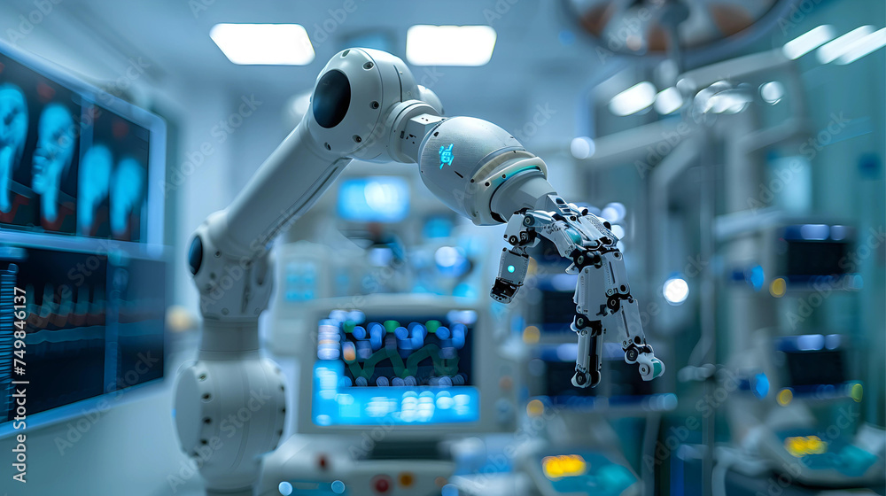 robot arm Medical assistants, cutting edge technology robot arm Medical assistants, cutting edge technology