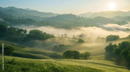 A breathtaking sunrise spil...