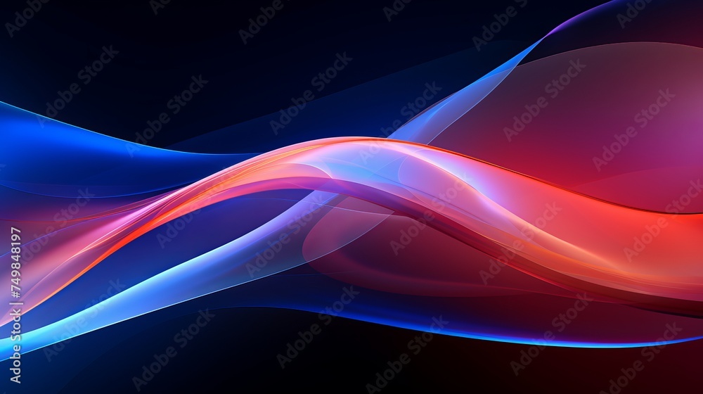 Naklejka premium Digital Composition of Abstract Shapes Creating Colorful Background Texture