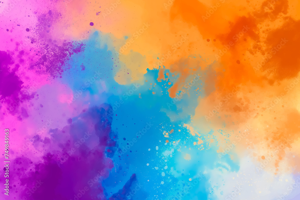 abstract colorful background for holi festival