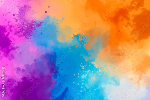 abstract colorful background for holi festival