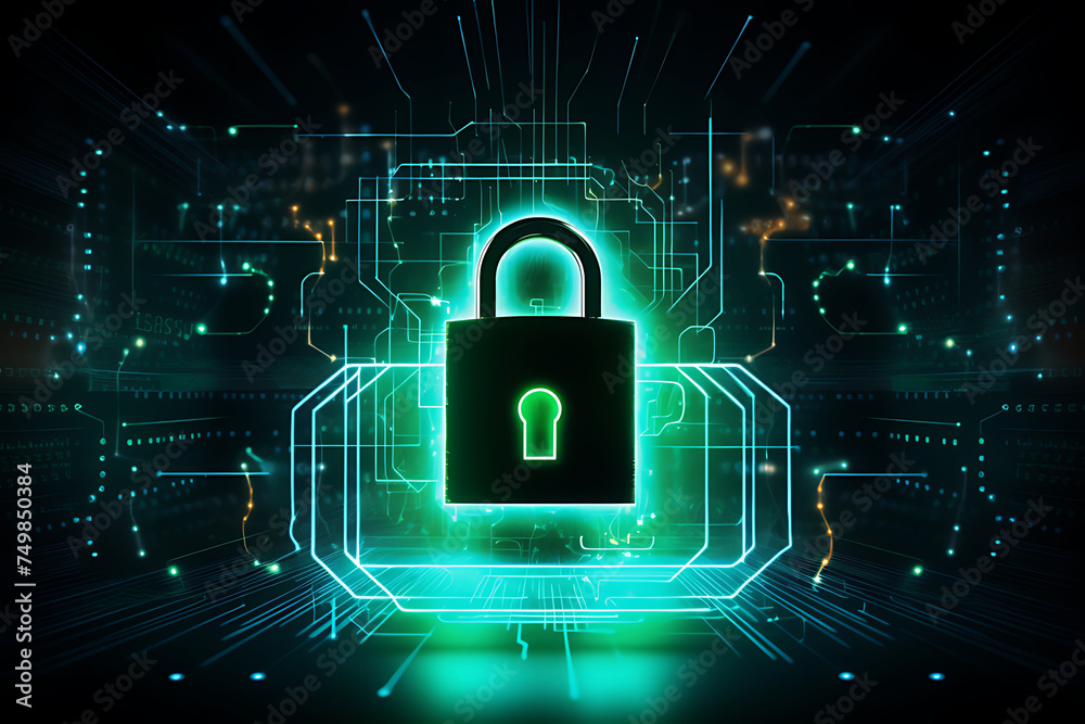 3d technology illustration A fingerprint scanner is integrated into the printed circuit. release binary code 3d technology illustration A fingerprint scanner is integrated into the printed circuit. release binary code