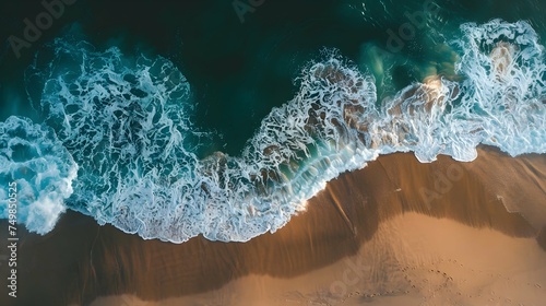 wallpaper of an aerial view photography of ocean and shore © PSCL RDL