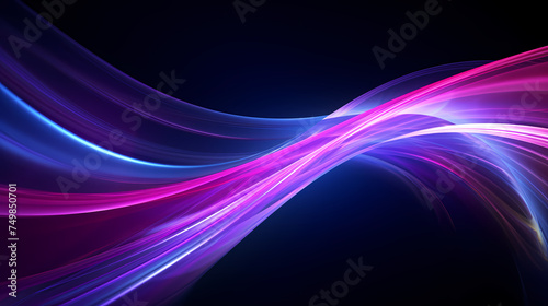 Modern stylish abstract design  3D neon abstract background