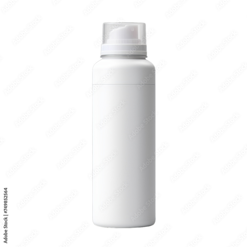 A blank plastic roll-on deodorant bottle isolated on transparent background, png A blank plastic roll-on deodorant bottle isolated on transparent background, png
