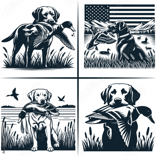 Duck Hunting Dog SVG File, Duck Hunter svg, Hunting Dog svg, Hunting Season svg, Duck Hunting Shirt, Duck Hunting Clipart, Duck Hunting Vector File