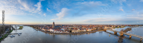 aerial panorama of Deventer, the Netherlands