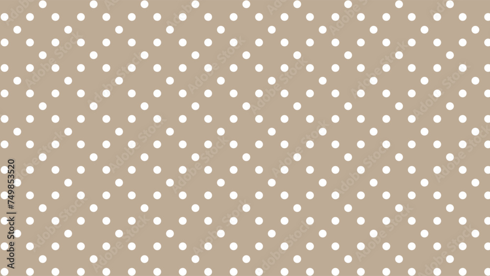 Brown abstract background with white dots