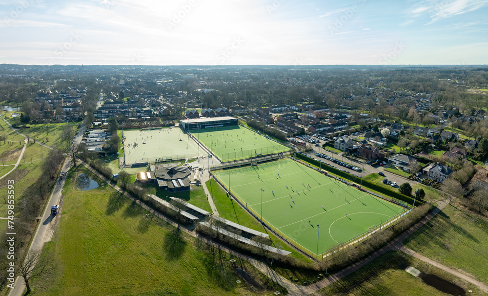 Obraz premium sports field from above
