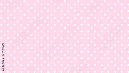 Pink abstract background with white dots