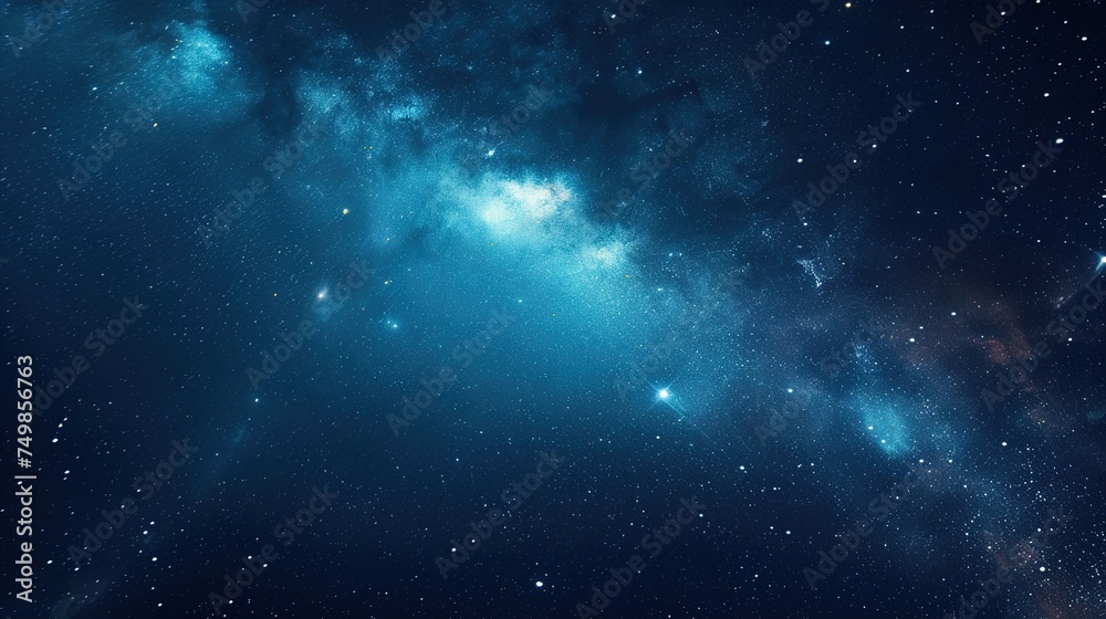Empty space or starry night sky background.