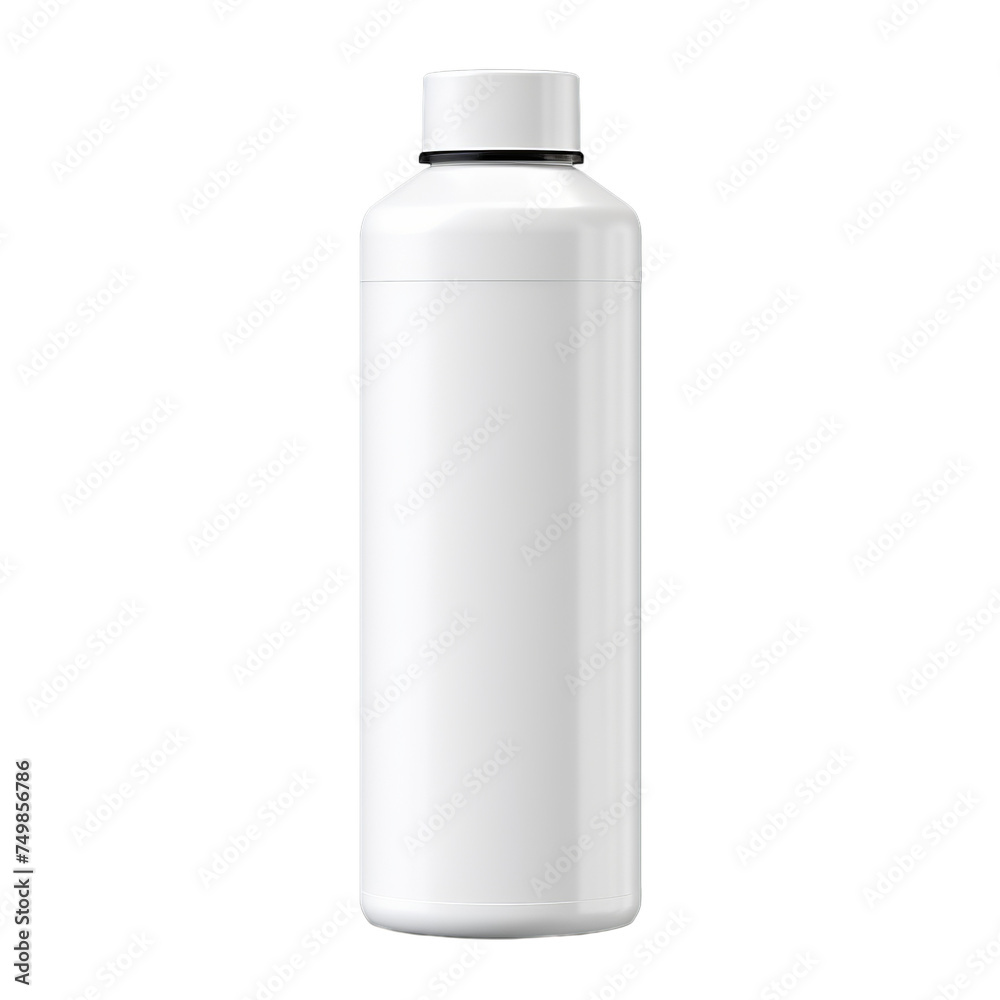 A blank plastic squeeze bottle with a flip-top cap isolated on transparent background, png A blank plastic squeeze bottle with a flip-top cap isolated on transparent background, png