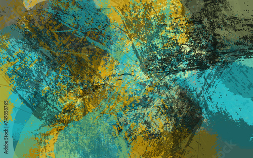 Abstract grunge texture splash paint background