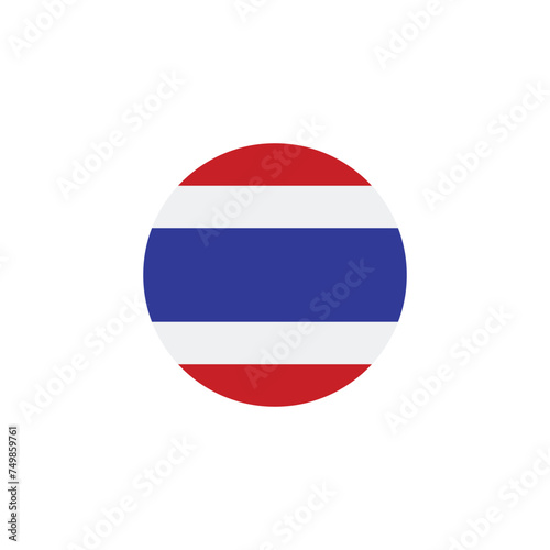thailand flag icon vector Free Download thailand flag icon vector - GFXLoad
