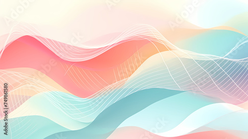 Color modern pastel background illustration fashion aesthetic, abstract wallpaper, texture digital color modern pastel background